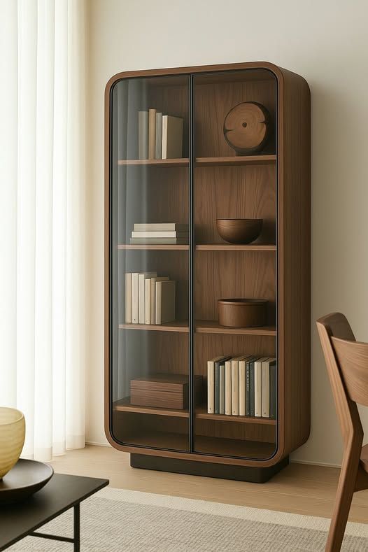 Modern Wooden Bookshelf